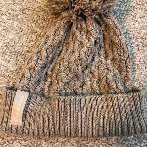 Tan Calvin Klein Winter Hat - Picture 5 of 7